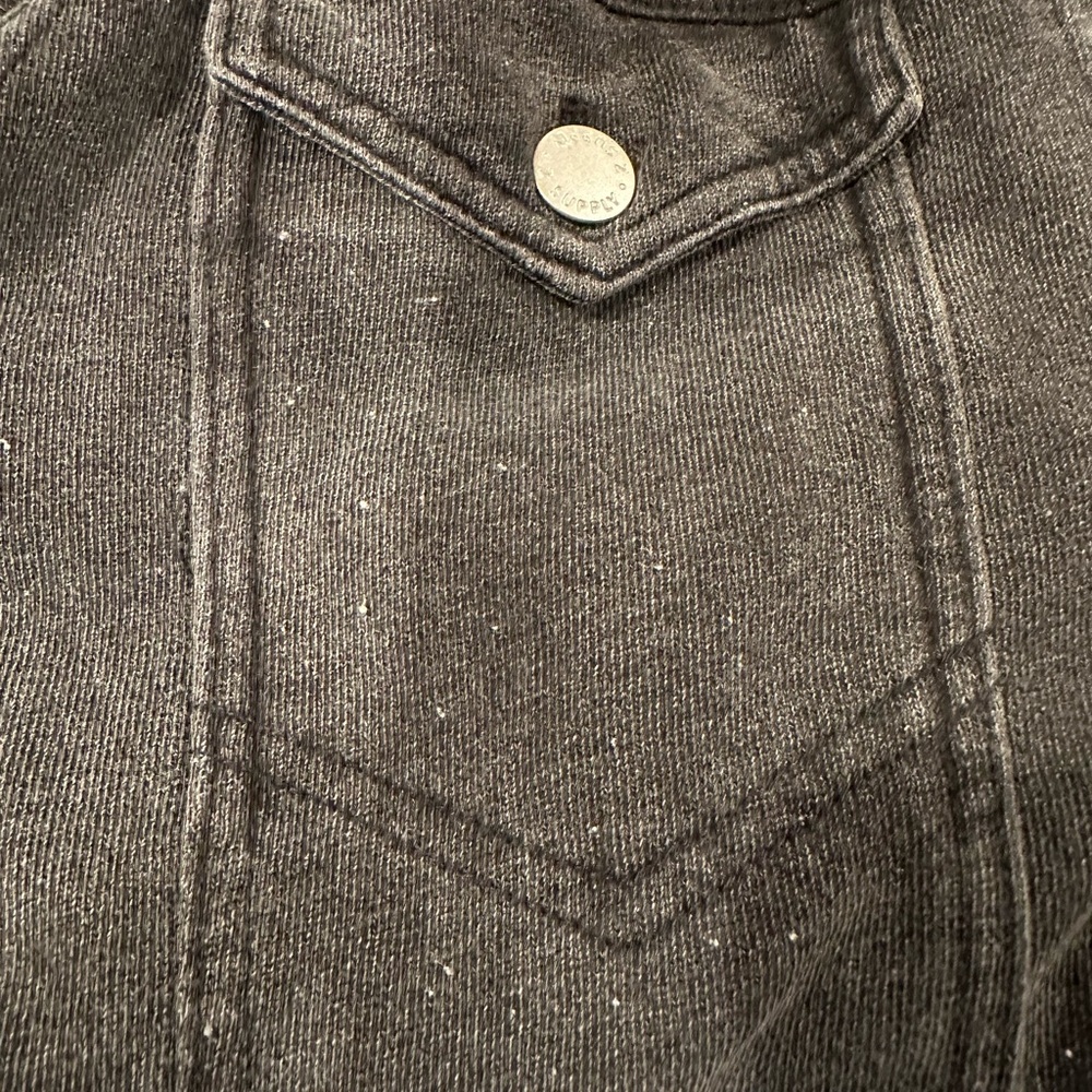 Z Supply Charcoal Denim Jacket - Picture 5 of 5